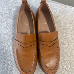 Cole Haan Men's Tan Leather Slip-Ons